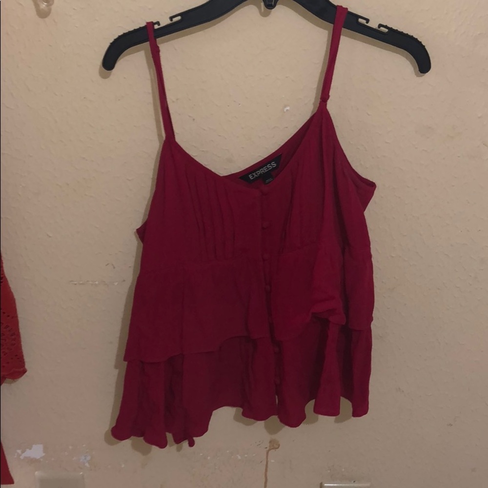 Red blouse
